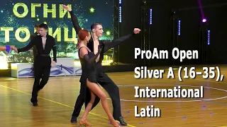 Pro-Am Open Silver A (16–35), International Latin / Огни столицы (30.04.2022, Минск) бальные танцы