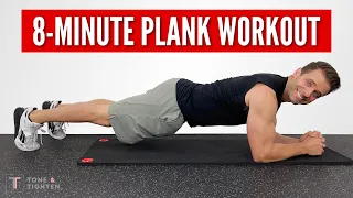 8 Minutes Of Planks For Rock Solid Abs | TOUGH Core Workout!