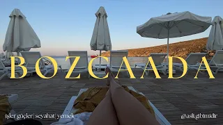 bozcaada vlog | 1 amerikalı 1 alman bi ada