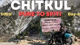 Narkanda se chitkul ka safar |Day-6|Pune to Spiti|Solo bike trip#solo #bikeride #hondacb350#spiti
