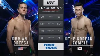 UFC4 Korean Zombie vs Brian Ortega Highlights
