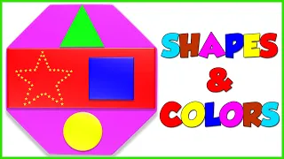 Shapes Name | Shapes and Colors | Shapes for Kids | Shape Names | Geometric Shapes | Preschool Video