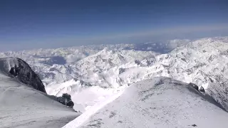 360 view from the top of Elbrus mountains