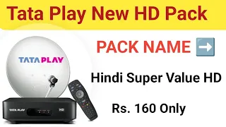 Tata Play Recharge Plans 2023 | Tata Play Hindi Super Value HD Pack | Tata Play DTH Package Details