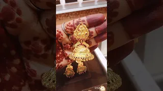 each one 3 savaran🤩gold earrings❤️‍🔥Nsk thangamaligai🥰less wastage#marriage#thalichain#goldjewellery