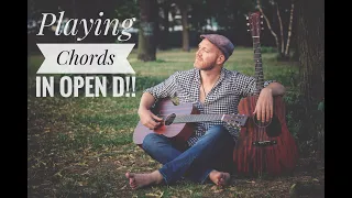How to play chords in open D tuning
