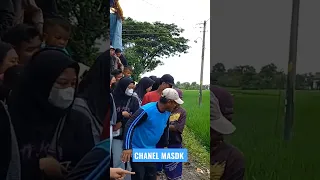 Dawangan Nyemplung di sawah sampai nabrak Anak kecil (WGP) Wangsit Gumelar Pramudiko