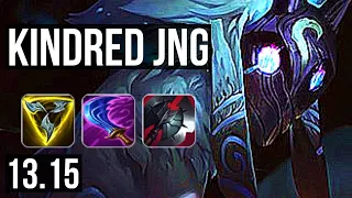 KINDRED vs NOCTURNE (JNG) | Rank 3 Kindred, Rank 11, 13/4/9 | EUW Challenger | 13.15