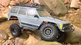 Tennessee ROCK CRAWLING // Axial scx10 II // JEEP CHEROKEE XJ