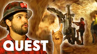 The Young Guns Risk A Cave-In Using Their New Digger | Outback Opal Hunters