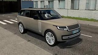 Range Rover Autobiography P400 (L460) 2022 - Night Driving - City Car Driving