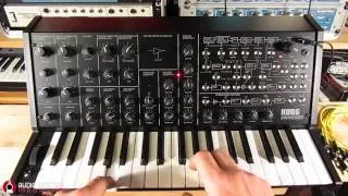 KORG MS-20mini Control Panel Testing