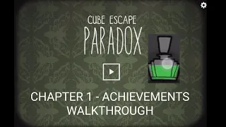 Cube Escape: Paradox Chapter 1 ALL Achievements Walkthrough [Rusty Lake]