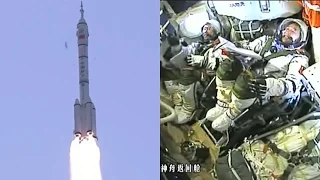 Long March 2F launches Shenzhou-11 (神舟十一号)