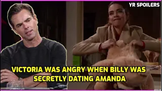 Young And The Restless Spoilers Victoria was angry when Billy was secretly dating Amanda