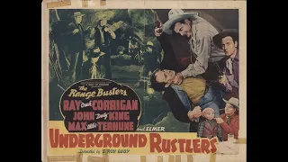 The Underground Rustlers (1941) THE RANGE BUSTERS Western Movie