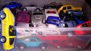 What's in the box: Random Toy Cars! VW, Corvette, Porsche, Mercedes, Trucks & MORE (Toy Cars #3)