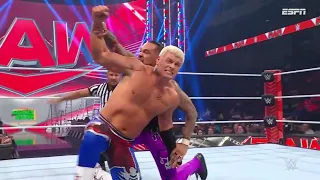 Cody Rhodes Vs Damian Priest Parte 2 - WWE RAW 26 de Junio 2023 Español Latino