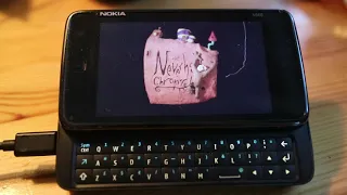 Maemo Leste on Nokia N900 runs ScummVM with The Neverhood