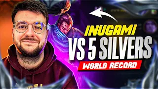 CHALLENGER YASUO VS 5 SILVERS ! GAME 2/4 (Ft Inugami)