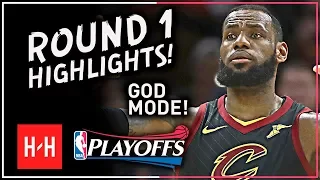 GOD MODE! LeBron James Full ROUND 1 Highlights vs Indiana Pacers | All GAMES - 2018 Playoffs