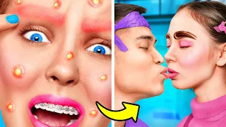 Testing Viral TikTok Beauty Gadgets for Poor to Rich Makeover! 😨 Nerd Kissed a Crush