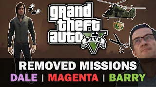 GTA V - Dale, Magenta, Barry - Cut Missions [Text video]