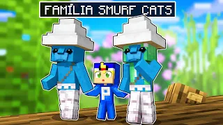 Fui ADOTADO pelos SMURF CATS no Minecraft