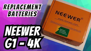 Neewer G1-4K Action Camera Battery (Unboxing)