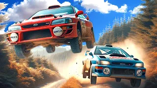 DANGEROUS Rally Cars CRASH During an EPIC Race in BeamNG Drive Mods!