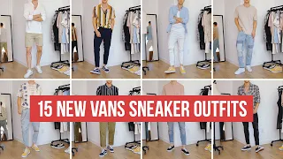 15 NEW Ways to Style Vans Sneakers | Men’s Fashion | Outfit Ideas