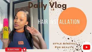 HAIR INSTALLATION TUTORIAL | STYLE & INSTALL