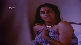 Father Shocked to See Daughter on Bed | kannada scenes of Pathitha Pavani Kannada Movie