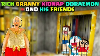 rich granny kidnap doraemon and his friends I granny vs doraemon I doraemon granny I granny