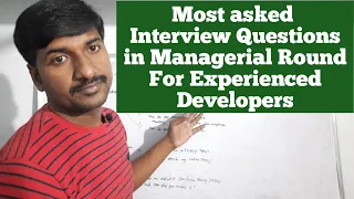 What are the Questions asked in Project Managerial Round | How to prepare project Manager interview