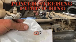 How to replace power steering pump O-ring Honda Ridgeline 06-14