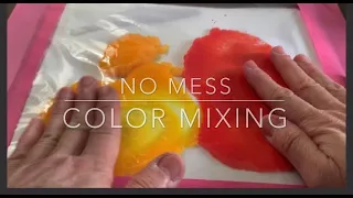 No mess color mixing