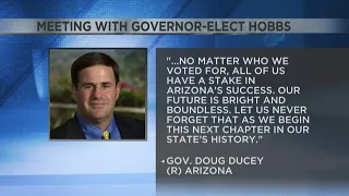 Governor Ducey sits down with Governor-Elect Katie Hobbs