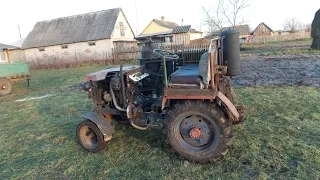 Газогенератор.Трактор на дровах. Wood Gas Tractor!