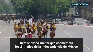 EN VIVO: México celebra su independencia con desfile militar en la capital.