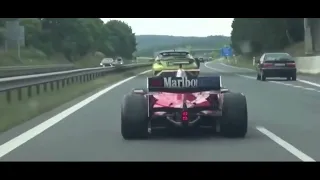 Badass Joyrides An F1 Race Car On Streets Of Czech Republic