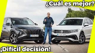 ¡ENFRENTADOS! 🔥 Hyundai Tucson 2021 vs Volkswagen Tiguan 2021 | Comparativa