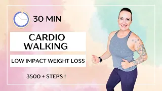 WALKING WEIGHT LOSS: 30 Min Walking Workout, Indoor Walking Workout, Low Impact Walking & Cardio