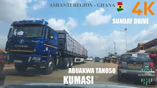 Abuakwa Tanoso To Sofoline Sunday Drive Kumasi Ghana 4K