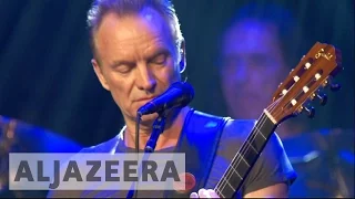 Singer Sting reopens Bataclan year after Paris attacks