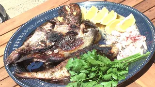 BBQ Fish in Artisan Tandoor Oven - Iraqi Style!