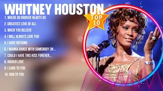 Whitney Houston Greatest Hits 2024 Collection   Top 10 Hits Playlist Of All Time