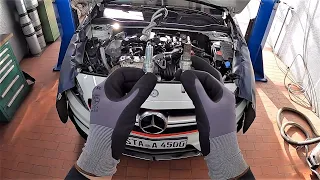 A 45 AMG - Changing the Spark Plugs