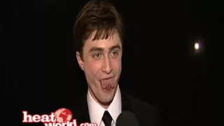 Daniel Radcliffe's tongue party trick