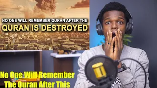 Non-Muslim Reacts To NOBODY Will Remember The QURAN ! (This Is SCARY!) REACTION!!!